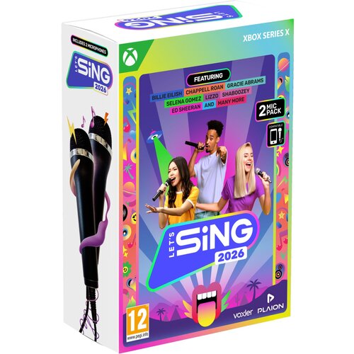 Plaion LET'S SING 2026 + 2 MIC PACK igra za XBOX SERIES X, (5000004637) Cene