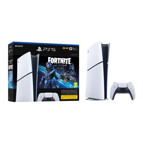 Konzola Playstation 5 Slim Digital + Fortnite VCH Slike