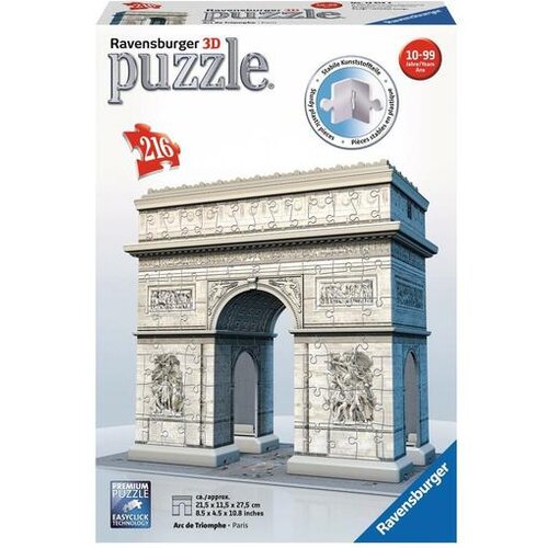 Ravensburger 3D puzzle Triumfalna kapija u Parizu, 216 delova Cene