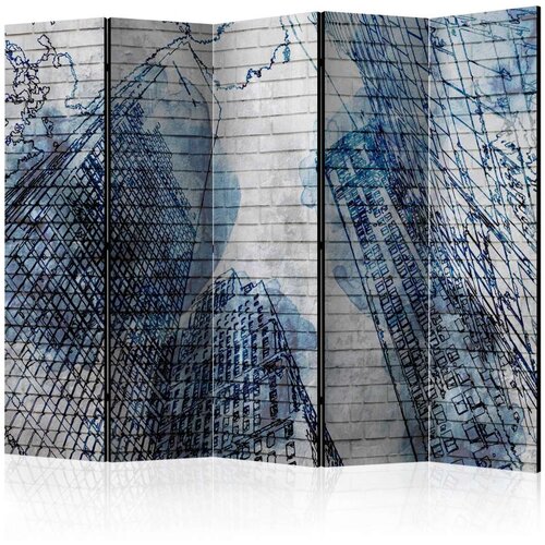  Paravan u 5 dijelova - Inky New York II [Room Dividers] 225x172 Slike