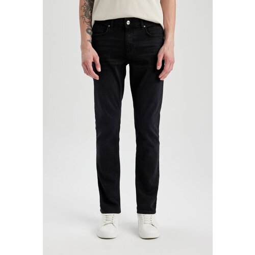 Defacto Carlo Skinny Fit Normal Waist Slim Leg Jean Trousers Cene