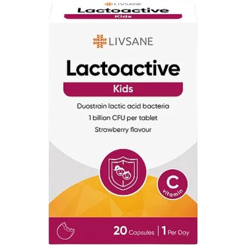 LIVSANE kids tableta za žvakanje sa vitaminom c lactoactive A20 Cene