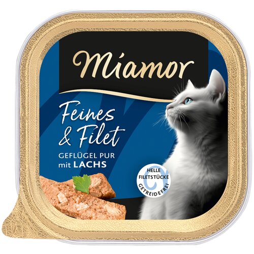  Ekonomično pakiranje Miamor Feines & Filet 32 x 100 g - Čista perad i losos Cijene
