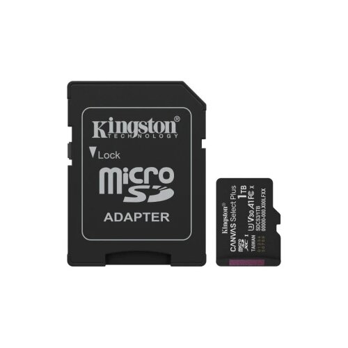 Kingston Memorijska kartica U1 V10 SDXC 1TB Canvas Select Plus G3 150R SDCS3/1TB + adapter Cene