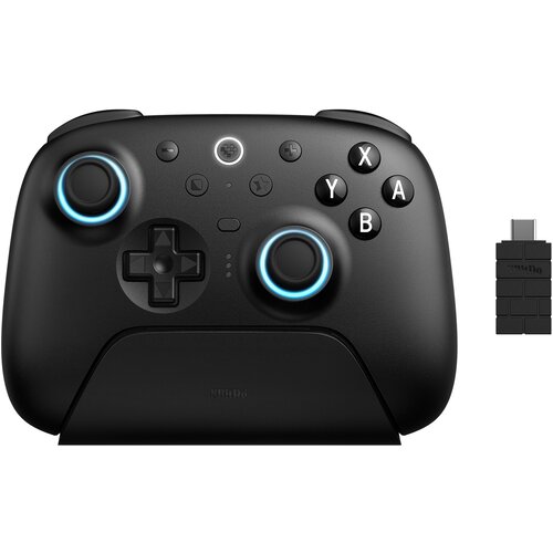 8BitDo Ultimate 2 brezžični Bluetooth igralni plo&scaron;ček črne barve Cene