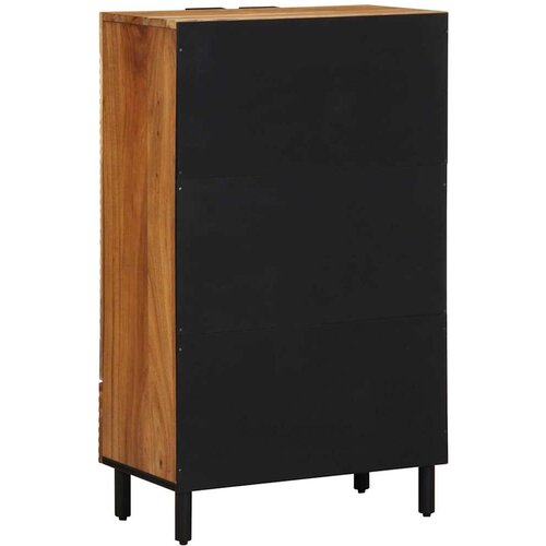  Highboard s ladicama Smeđa 60 x 33,5 x 100 cm Čvrsto drvo manga Slike