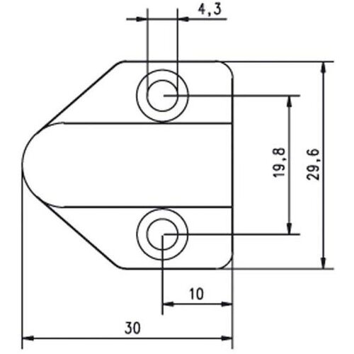 Assa Abloy effeff Kabel&amp;uuml;bergang, medenina, 30cm, 10318-30-----00, (20786863) Slike