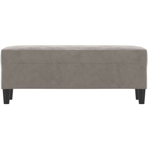  Klupa svjetlosiva 100 x 35 x 41 cm bar&amp;scaron;unasti Slike