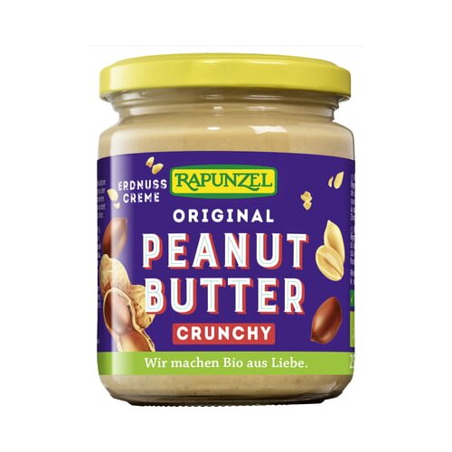 Rapunzel bio peanutbutter crunchy - 250 g Cene