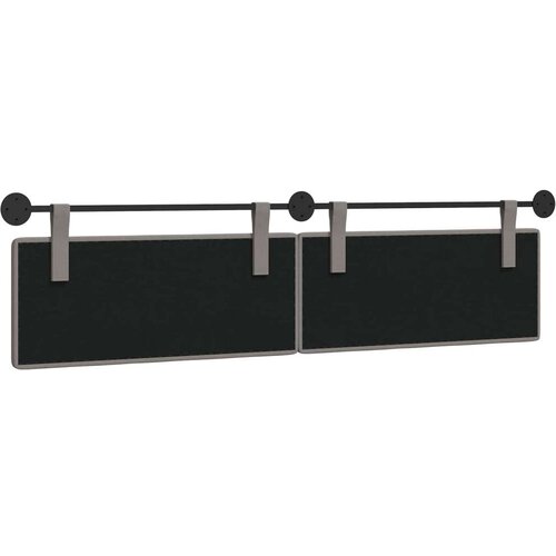  Držeće uzglavlje Zidne Sivo-smeđa 210 x 55 x 5 cm tkanina - Sivo-smeđa 200 cm bez LED Slike