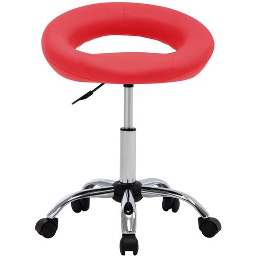 Maison Chic Vrtljiv Jedilni stoli - Vzorci stoli rdeče umetno usnje A1734, (22030964) Cene