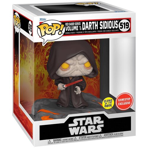 Funko Pop Deluxe Star Wars Red Saber Series Darth Sidious Cene