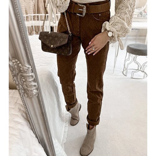 Gemre Brown pants with Pelchat belt Cijene
