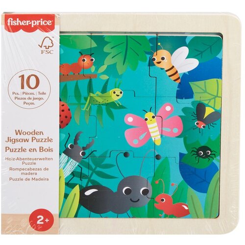 Fisher Price Fisher-Price drvene puzzle - sort Slike