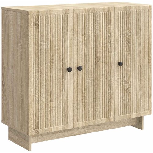 vidaXL Strani &scaron;al Sonoma hrast 89 x 34,5 x 80 cm Inženirski les, (5000217840) Cene