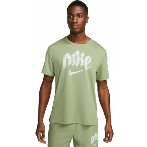 Nike DF RUN DVN MILER SS Muška majica, svijetlo zelena, veličina
