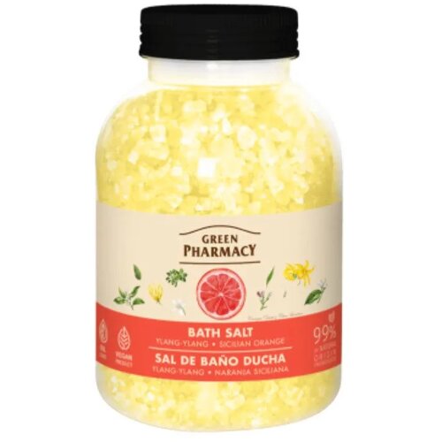 Sol za kupanje i pedikuru Green Pharmacy 1000 g &amp;ndash; Ylang-ylang and Sicilian Orange Slike