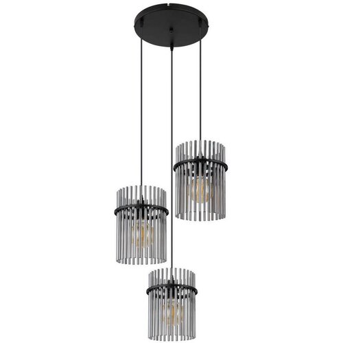 Globo 15698-3HR - Luster na sajli GORLEY 3xE27/60W/230V Ø 47 cm crna Cene
