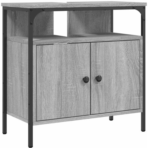 Maison Chic Omarica za umivalnik - Umivalniška omarica siva sonoma 60x30x60 cm inženirski les, (21758977) Cene