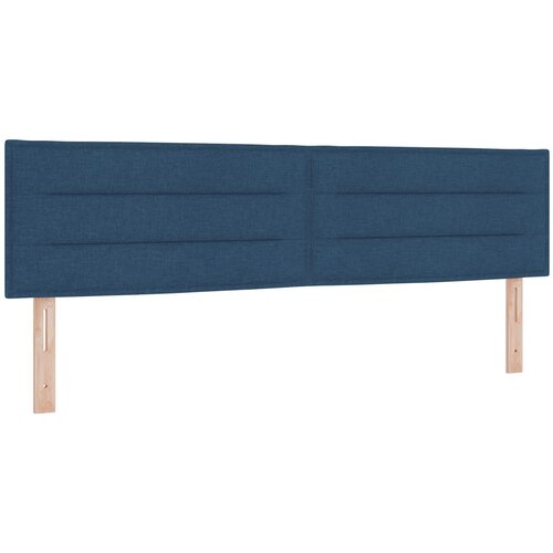 VidaXL Naslon za glavu Linije dizajn Plava 180 cm Tkanina Slike