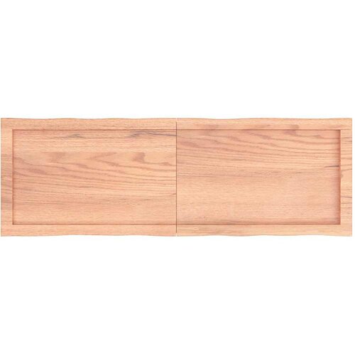 Stolna ploča svjetlosmeđa 120x40x(2-4) cm obrađena hrastovina Slike