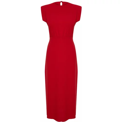 Trendyol Red Woven Maxi Dress