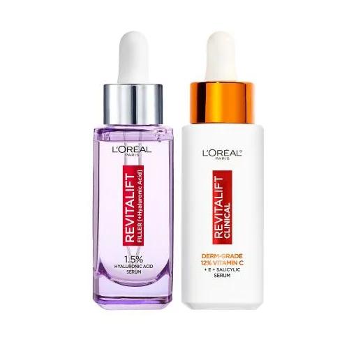 L'Oréal Paris Revitalift Filler HA 1,5% Set serum za lice 30 ml + serum za lice 30 ml za ženske