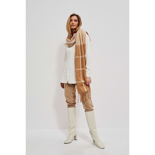 Marisse Check scarf with fringes Slike
