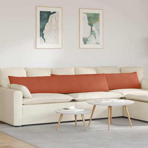  Jastučići za sofu 2 pcs Crvena narančasta 200 x 40 cm Slike