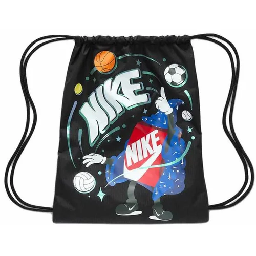 Nike DRAWSTRING BAG Dječja gimnastička torba, crna, veličina