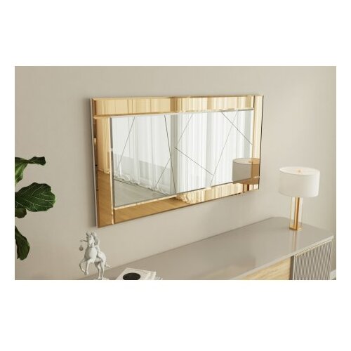 Hanah home ogledalo pierre bronze white Cene