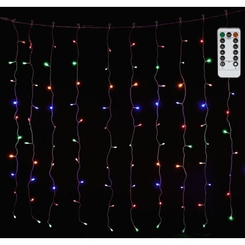 Aigostar led rgby spoljni božićni niz 300xLED/6W/230V/8 funkcija 3x1m IP44 + daljinski upravljač Slike