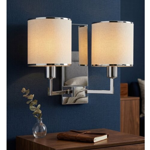 Open design OR81497 - zidna lampa casa 2xE14/12W/230V sjajni hrom/krem Slike
