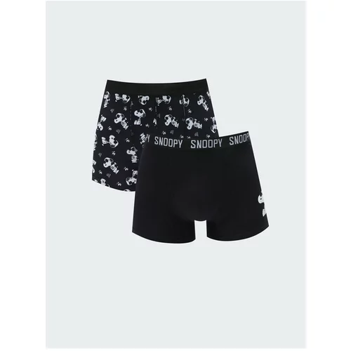 LC Waikiki Boxer Shorts - Black - Pack 2