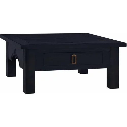  Klubska mizica svetlo črna kava 68x68x30 cm trden mahagonij, (20797339)
