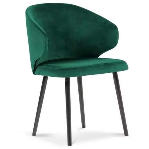 Windsor & Co Sofas zelena baršunasta blagovaonska stolica Nemesis