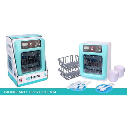 Interaktivna perilica posuđa sa zvučnim i svjetlosnim efektima + dodaci - tirkizna Slike