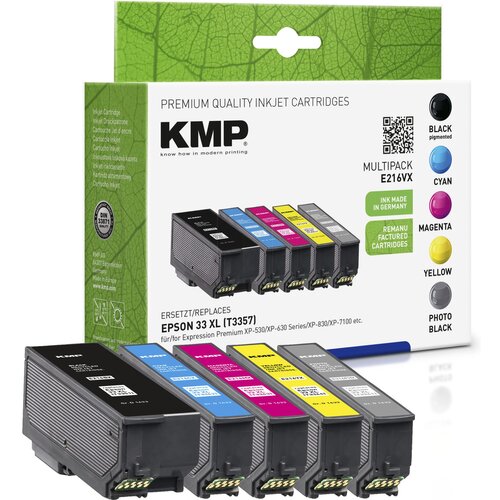 KMP E216VX Multipack BK /PBK /CMY compatible with Epson T 3357 XL Cijene