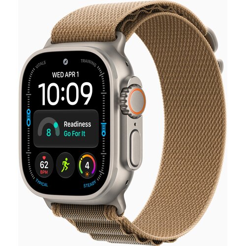 Apple Pametna ura Watch Ultra 4 Cellular 49mm Natural Titanium Case s pa&scaron;čkom Desert Alpine Loop, L, (5000481915) Cene
