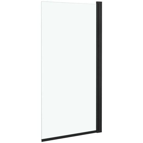 VidaXL Pregrada za tu&amp;scaron; ESG 68 x 130 cm crna Slike