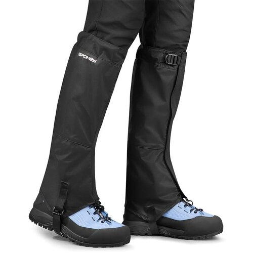 Spokey TRACKS Waterproof hiking gaiters, black, ver. L Slike