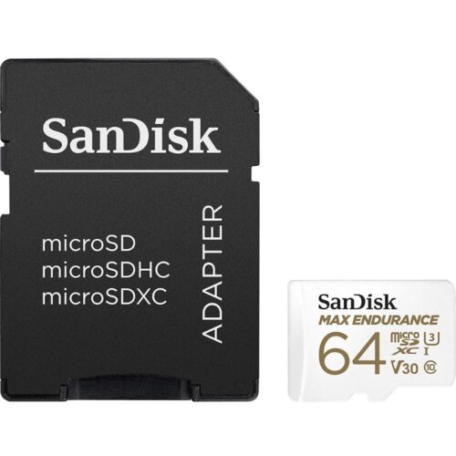 San Disk SDXC 64GB micro +SD Adap. 30.000 sati MAX ENDURANCE Cene