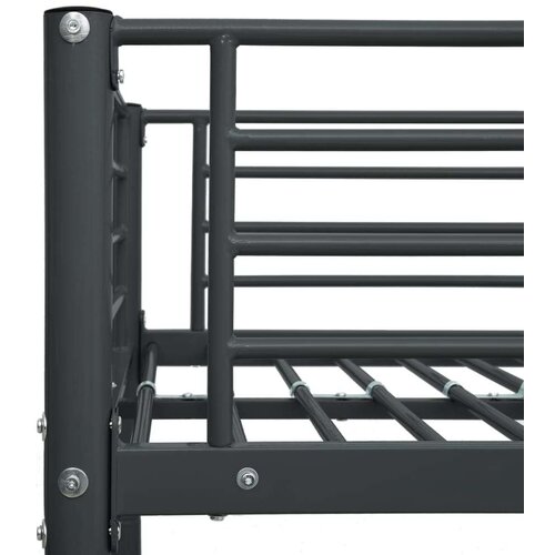 VidaXL okvir za krevet na kat crni metalni 140 x 200 / 90 x 200 cm Slike