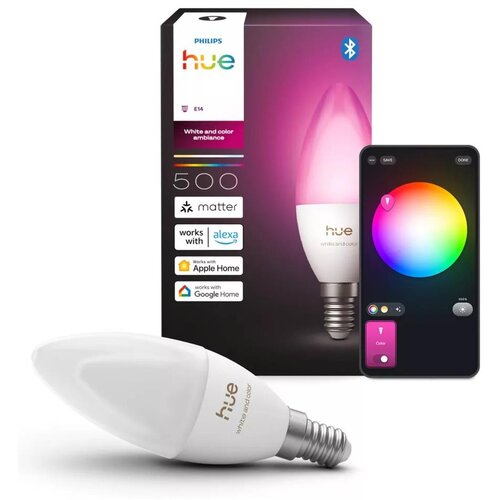  Prigu&scaron;iva LED RGBW sijalica Philips Hue WACA B39 E14/3,7W/230V 1000-20000K Cene
