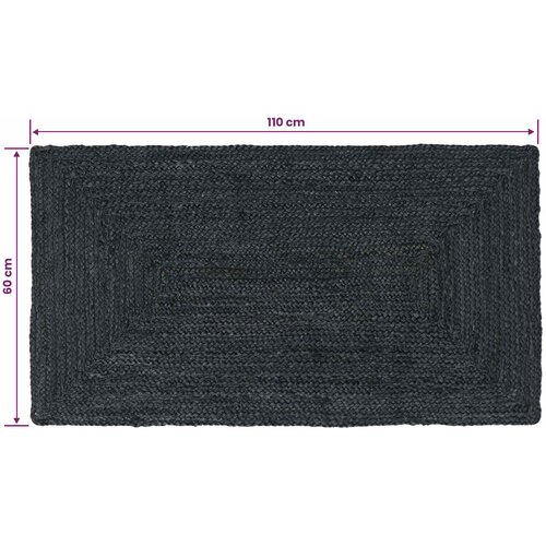  Tepisi za područja Pravokutni Tamnosiva 60 x 110 cm Juta Slike