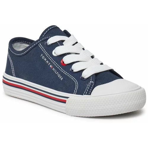Tommy Hilfiger Modne superge Low Cut Lace-Up Sneaker T3X9-33324-089 M Blue 800