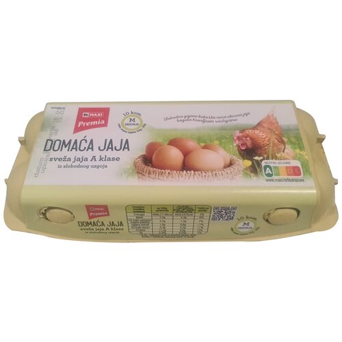Maxi Dom.jaja iz slobodnog uzgoja Premia 10/1 Cene