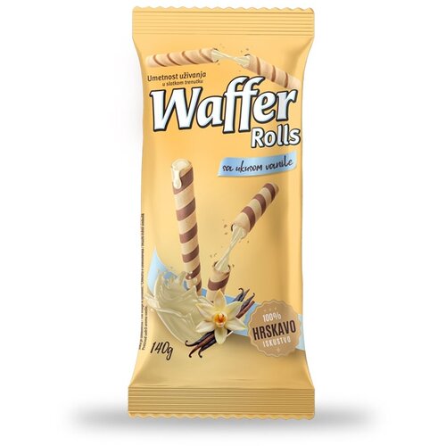 Moravka Vafel rolls vanila 150g Slike