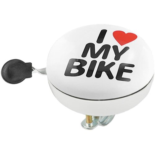  ZVONO DING-DONG 80MM , "I LOVE MY BIKE" M-WAVE, BIJELO Cijene