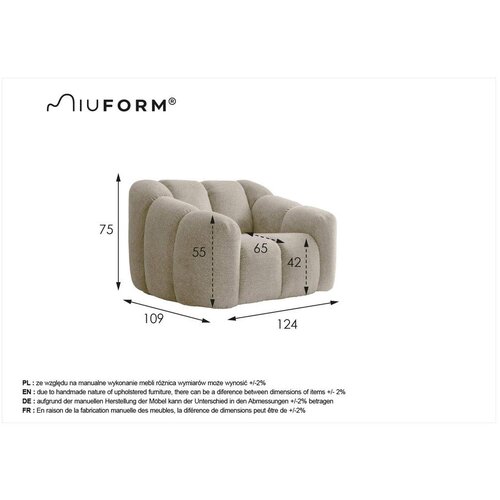 Miuform Siva fotelja Shell &amp;ndash; Slike